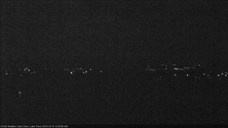 Lake Travis webcam, October 14, 2019 11:55 PM CT