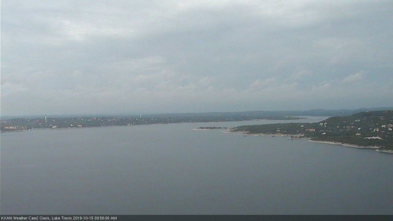 Lake Travis webcam, October 15, 2019 9:00 AM CT