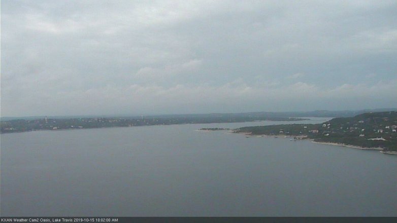 Lake Travis webcam, October 15, 2019 9:05 AM CT