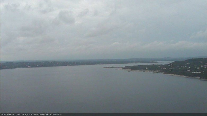 Lake Travis webcam, October 15, 2019 9:10 AM CT