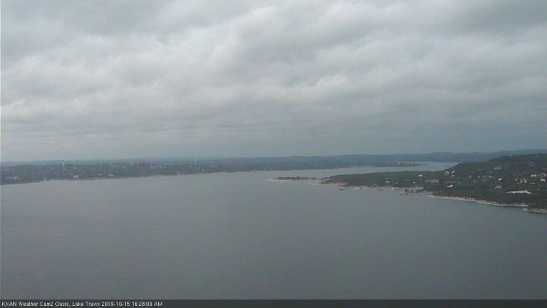 Lake Travis webcam, October 15, 2019 9:30 AM CT