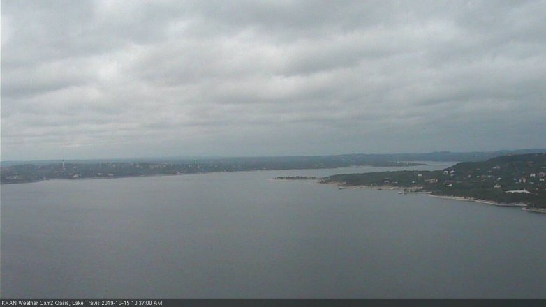 Lake Travis webcam, October 15, 2019 9:40 AM CT