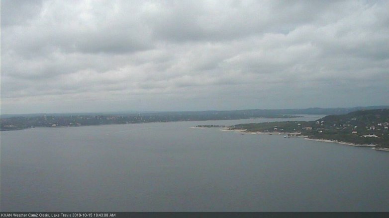 Lake Travis webcam, October 15, 2019 9:45 AM CT