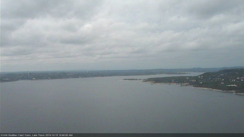 Lake Travis webcam, October 15, 2019 9:50 AM CT