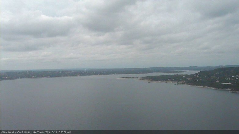 Lake Travis webcam, October 15, 2019 10:00 AM CT