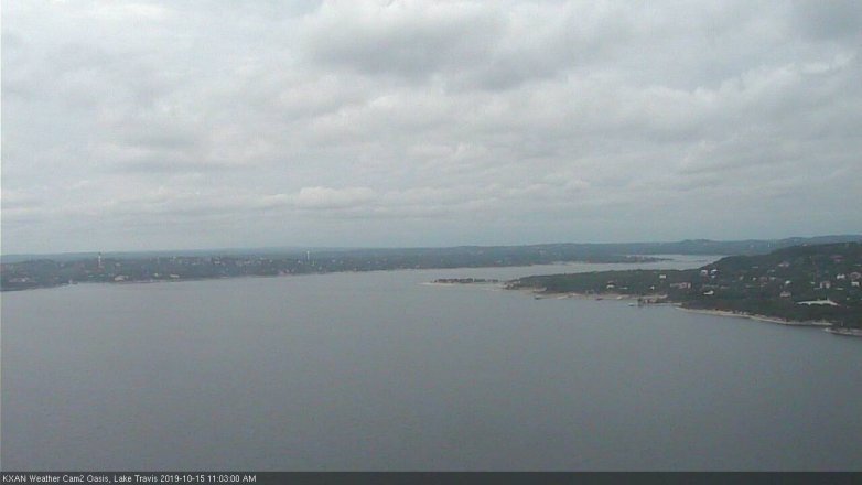 Lake Travis webcam, October 15, 2019 10:05 AM CT
