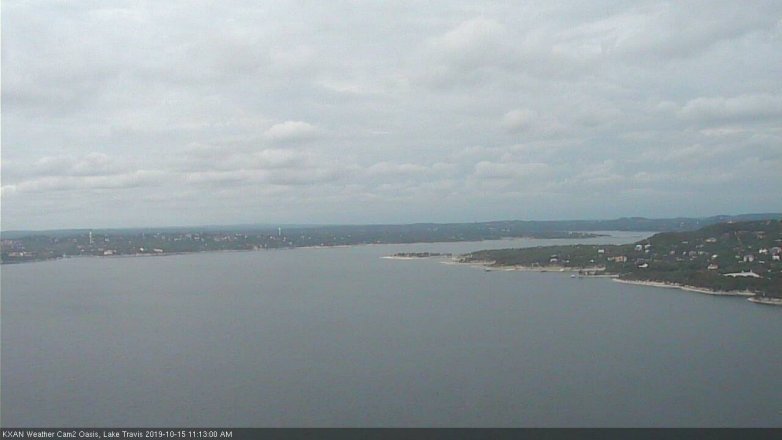 Lake Travis webcam, October 15, 2019 10:15 AM CT