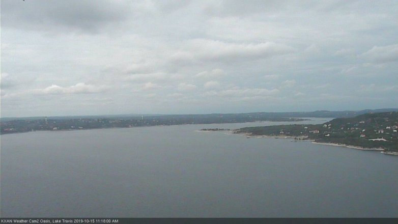 Lake Travis webcam, October 15, 2019 10:20 AM CT