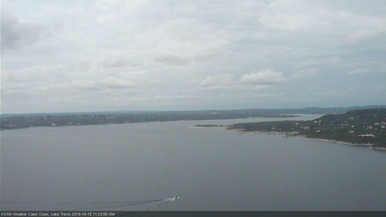 Lake Travis webcam, October 15, 2019 10:25 AM CT