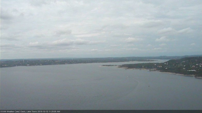 Lake Travis webcam, October 15, 2019 10:30 AM CT