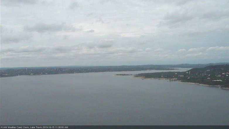 Lake Travis webcam, October 15, 2019 10:40 AM CT
