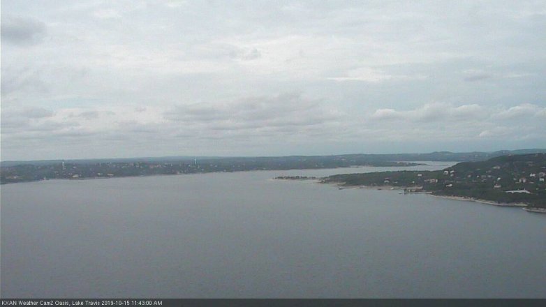 Lake Travis webcam, October 15, 2019 10:45 AM CT