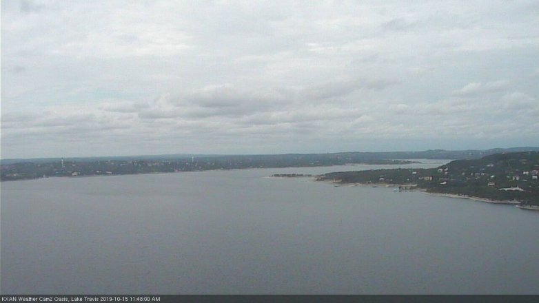 Lake Travis webcam, October 15, 2019 10:50 AM CT