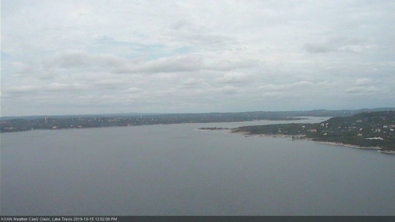 Lake Travis webcam, October 15, 2019 11:05 AM CT