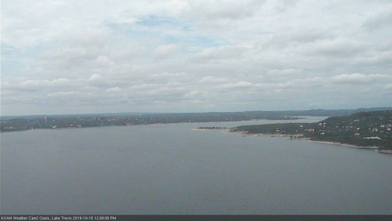 Lake Travis webcam, October 15, 2019 11:10 AM CT