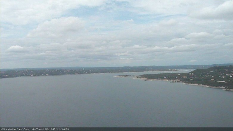 Lake Travis webcam, October 15, 2019 11:15 AM CT