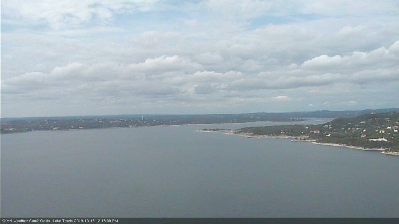 Lake Travis webcam, October 15, 2019 11:20 AM CT