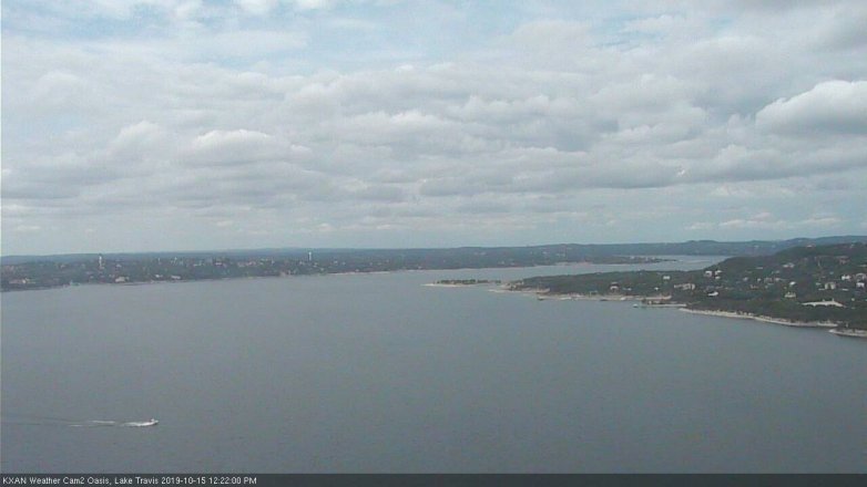 Lake Travis webcam, October 15, 2019 11:25 AM CT