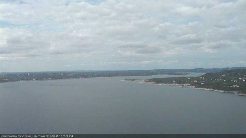 Lake Travis webcam, October 15, 2019 11:30 AM CT