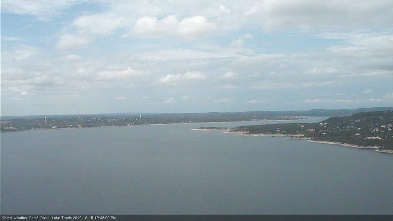 Lake Travis webcam, October 15, 2019 11:40 AM CT