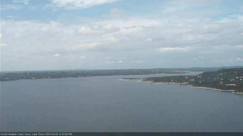 Lake Travis webcam, October 15, 2019 11:50 AM CT