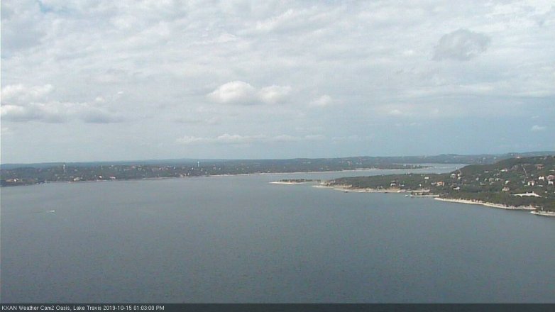 Lake Travis webcam, October 15, 2019 12:05 PM CT