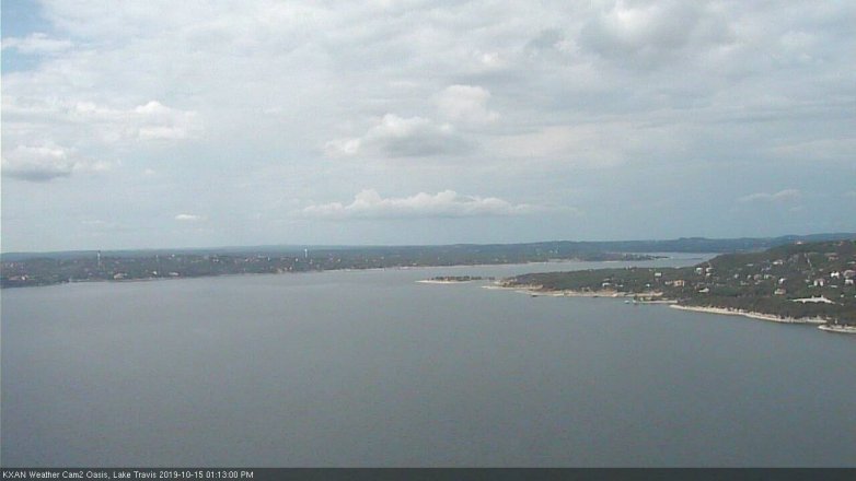 Lake Travis webcam, October 15, 2019 12:15 PM CT