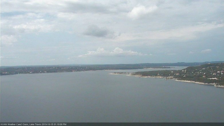 Lake Travis webcam, October 15, 2019 12:20 PM CT