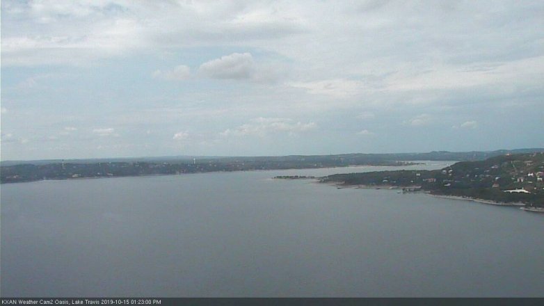 Lake Travis webcam, October 15, 2019 12:25 PM CT