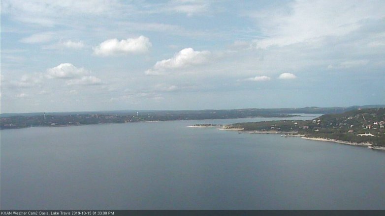 Lake Travis webcam, October 15, 2019 12:35 PM CT