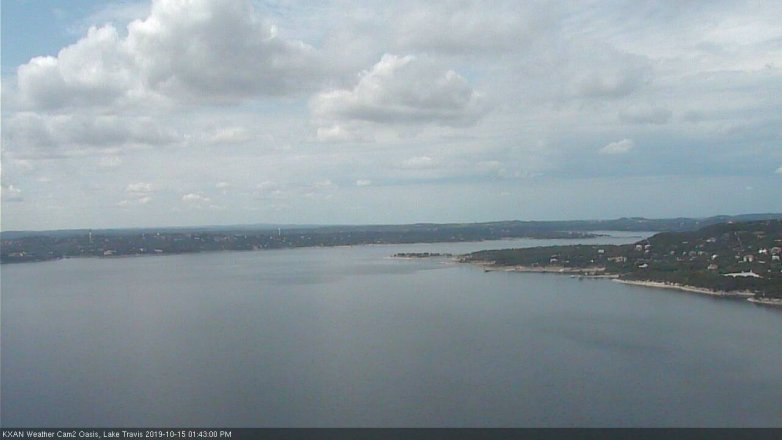 Lake Travis webcam, October 15, 2019 12:45 PM CT