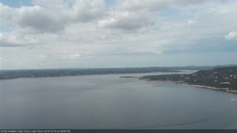 Lake Travis webcam, October 15, 2019 12:50 PM CT