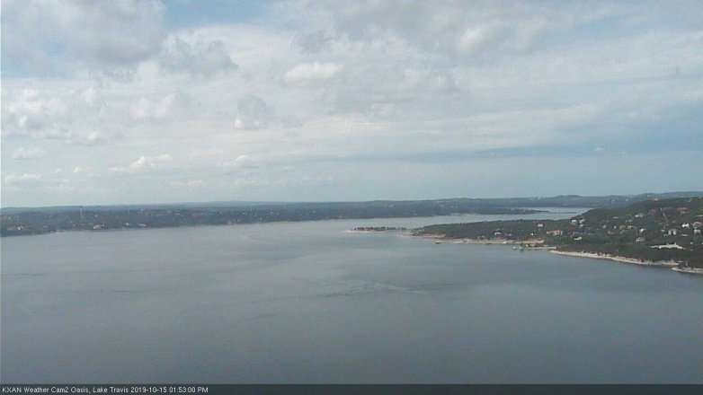 Lake Travis webcam, October 15, 2019 12:55 PM CT