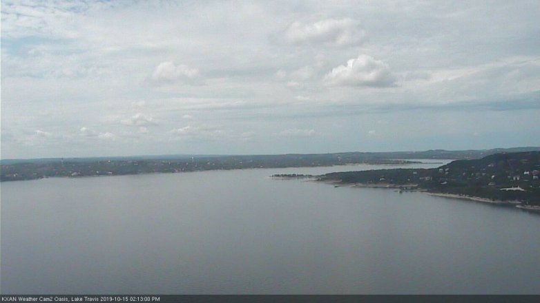 Lake Travis webcam, October 15, 2019 1:15 PM CT