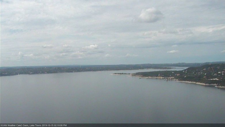 Lake Travis webcam, October 15, 2019 1:20 PM CT