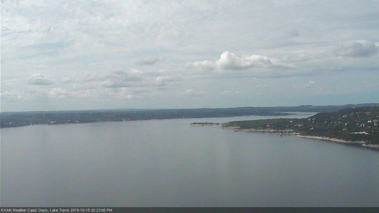 Lake Travis webcam, October 15, 2019 1:25 PM CT