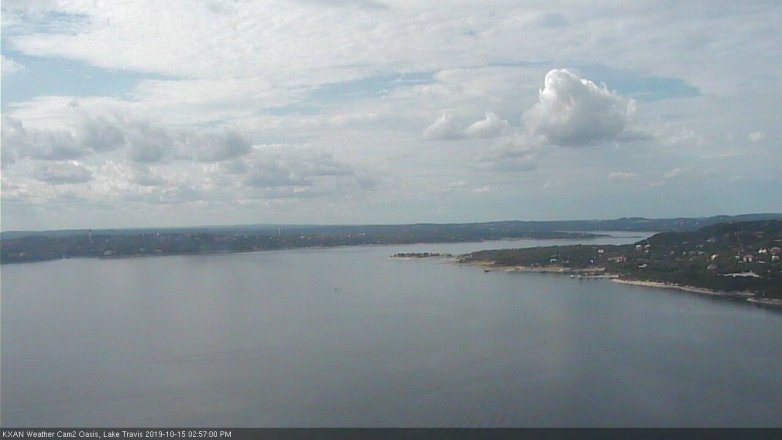 Lake Travis webcam, October 15, 2019 2:00 PM CT