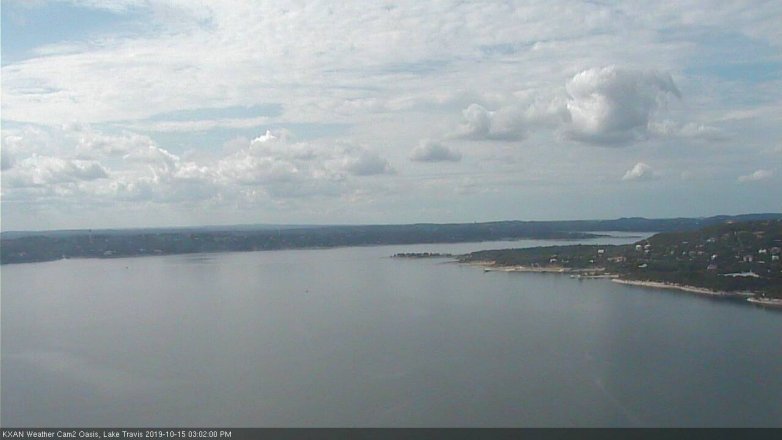 Lake Travis webcam, October 15, 2019 2:05 PM CT