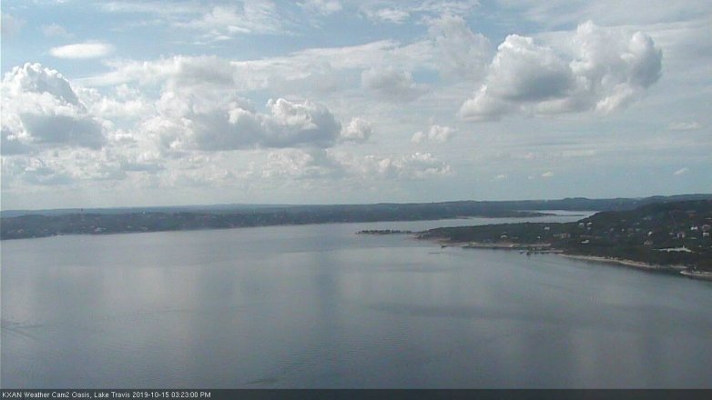 Lake Travis webcam, October 15, 2019 2:25 PM CT