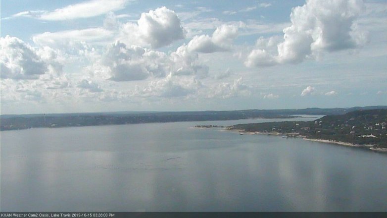 Lake Travis webcam, October 15, 2019 2:30 PM CT