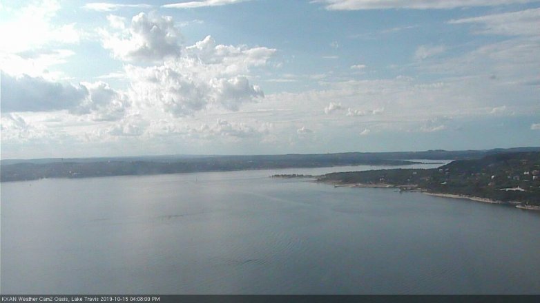 Lake Travis webcam, October 15, 2019 3:10 PM CT