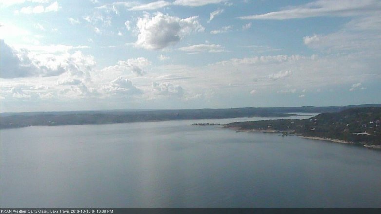 Lake Travis webcam, October 15, 2019 3:15 PM CT