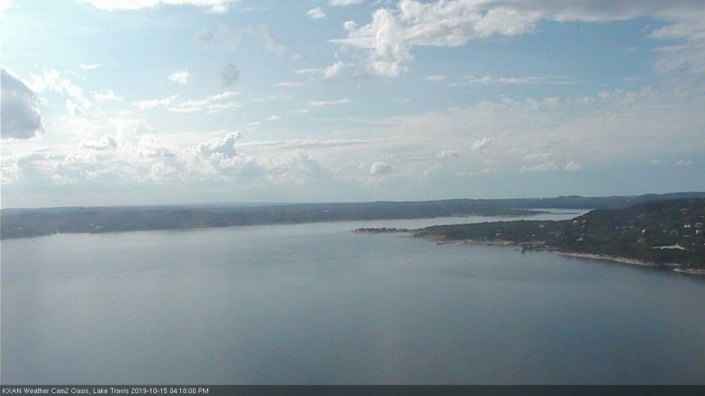 Lake Travis webcam, October 15, 2019 3:20 PM CT