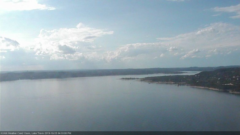 Lake Travis webcam, October 15, 2019 3:35 PM CT