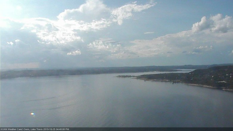 Lake Travis webcam, October 15, 2019 3:50 PM CT