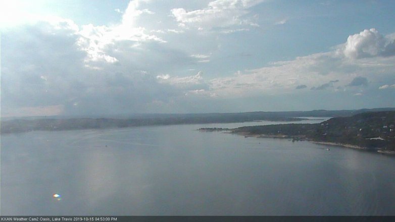 Lake Travis webcam, October 15, 2019 3:55 PM CT