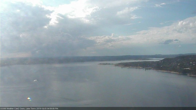 Lake Travis webcam, October 15, 2019 4:00 PM CT