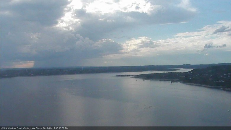 Lake Travis webcam, October 15, 2019 4:05 PM CT