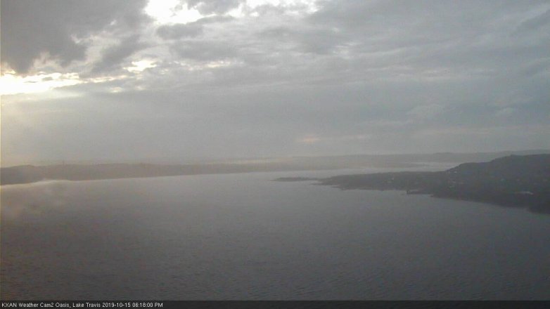 Lake Travis webcam, October 15, 2019 5:20 PM CT