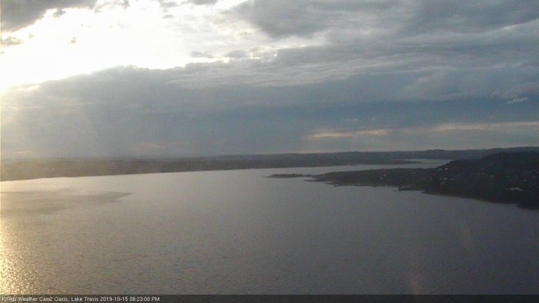 Lake Travis webcam, October 15, 2019 5:25 PM CT